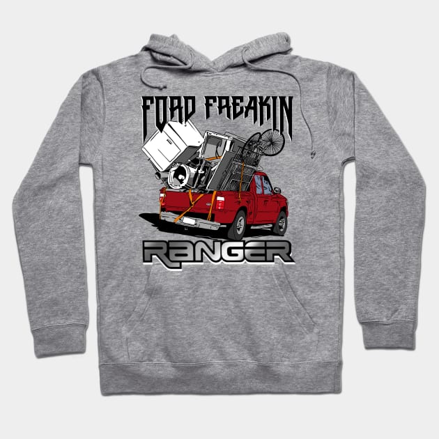 Fully Loaded Ford Ranger Hoodie by Tashab-chill